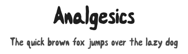 Analgesics by Ace Fonts — Script Handwritten Font
