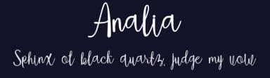 Analia by arepgunkell — Script Handwritten Font — thumbnail 2