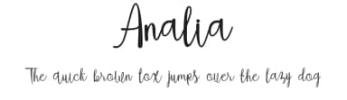 Analia by arepgunkell — Script Handwritten Font — thumbnail 1