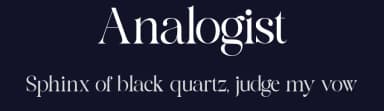 Analogist by Gatype — Serif Font — thumbnail 2