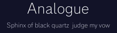 Analogue by ingoFonts — Sans Serif Font — thumbnail 2