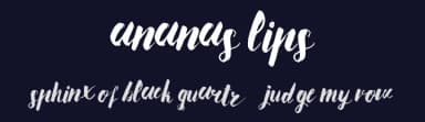 Ananas Lips by Leonard Posavec - LeoSupply.co — Script Handwritten Font — thumbnail 2