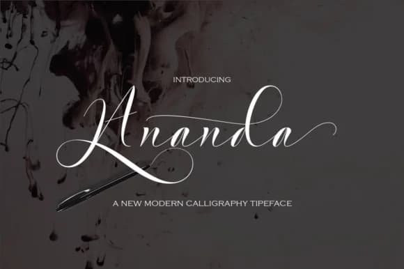 Ananda Font by naldystudio — Script Handwritten Font