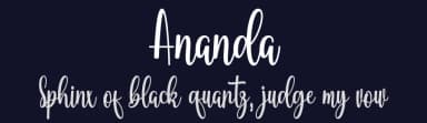 Ananda by Cavalera Creative — Script Handwritten Font — thumbnail 2