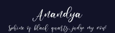 Anandya by Haksen Studio — Script Handwritten Font — thumbnail 2