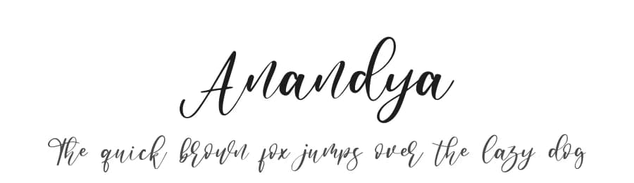 Anandya by Haksen Studio — Script Handwritten Font