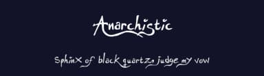 Anarchistic by Mr.Fisk Fonts — Script Handwritten Font — thumbnail 2
