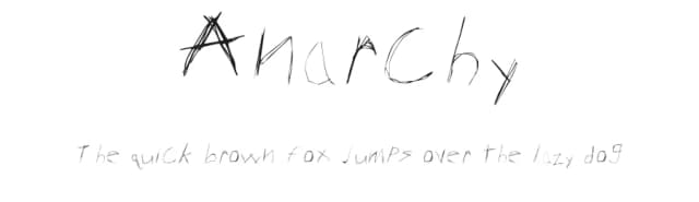 Anarchy by SnatchSoft — Script Handwritten Font