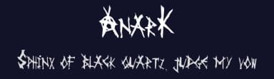 AnarK by Tilion "Rogaty" — Script Handwritten Font — thumbnail 2