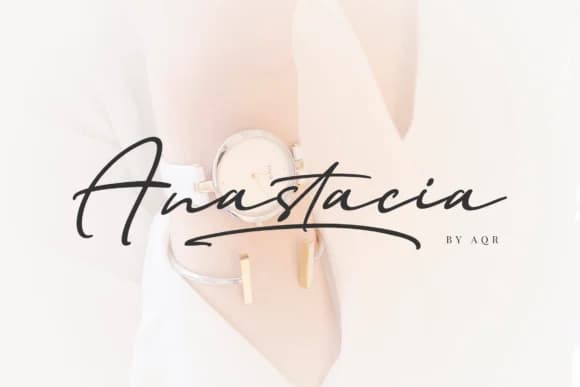 Anastacia Font by Aqr Typeface — Script Handwritten Font