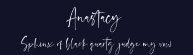 Anastacy by Sronstudio — Script Handwritten Font — thumbnail 2