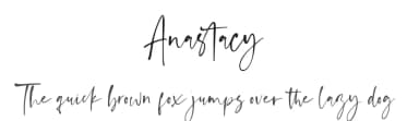 Anastacy by Sronstudio — Script Handwritten Font — thumbnail 1