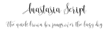 Anastasia Script by Analogous Studio — Script Handwritten Font — thumbnail 1