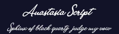 Anastasia Script by Billy Argel Fonts ® — Script Handwritten Font — thumbnail 2