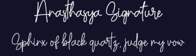 Anasthasya Signature by ONG Type — Script Handwritten Font — thumbnail 2