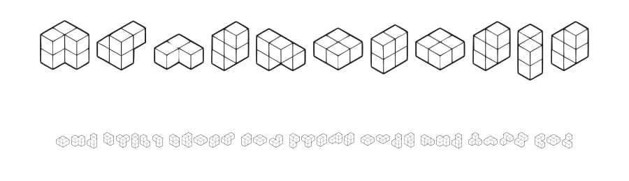 Anastomosis by Corinne Viveros — Dingbats Font