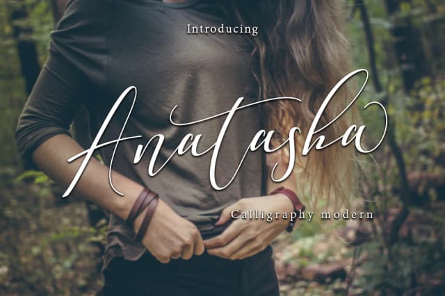 Anatasha Font by Teweka — Script Handwritten Font