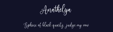 Anathelya by Maulana Creative — Script Handwritten Font — thumbnail 2