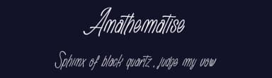 Anathematise by dcoxy - Greg Medina — Script Handwritten Font — thumbnail 2