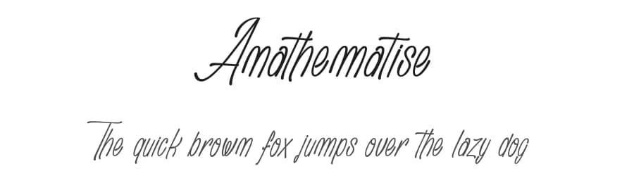 Anathematise by dcoxy - Greg Medina — Script Handwritten Font