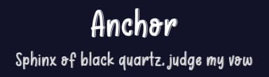 Anchor by Id: #6888964 — Script Handwritten Font — thumbnail 2