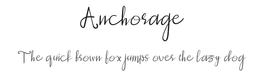 Anchorage by Attype Studio — Script Handwritten Font