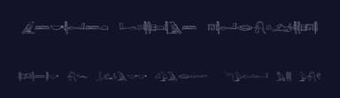 Ancient Egyptian Hieroglyphs by Lene Arensdorff — Dingbats Font — thumbnail 2