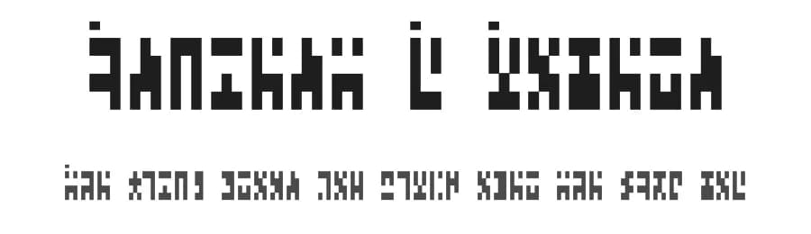 Ancient G Modern by Gen Aris — Dingbats Font