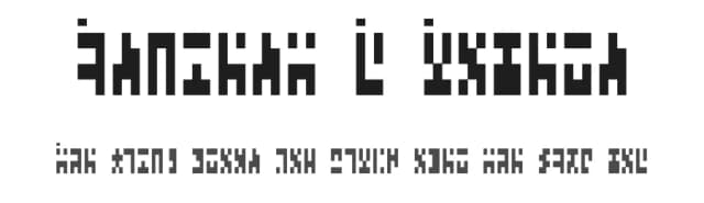 Ancient G Modern by Gen Aris — Dingbats Font
