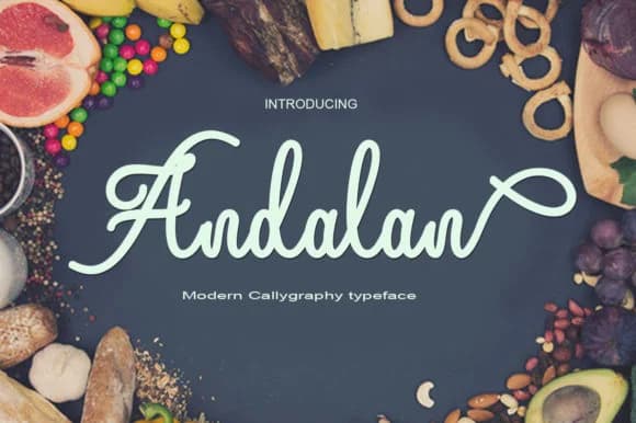 Andalan Font by art design — Script Handwritten Font
