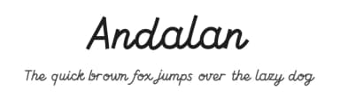Andalan by Haganhuga Setiyawan — Script Handwritten Font — thumbnail 1