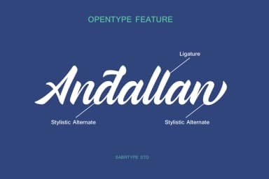Andallan Font by sabrcreative — Script Handwritten Font — thumbnail 2
