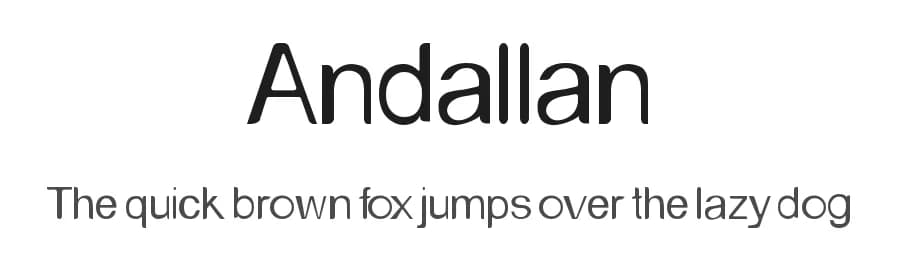 Andallan by LetterCraft Studio — Sans Serif Font