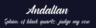 Andallan by Sabrcreative — Script Handwritten Font — thumbnail 2