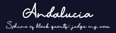 Andalucia by SharkStudio — Script Handwritten Font — thumbnail 2