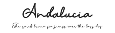 Andalucia by SharkStudio — Script Handwritten Font — thumbnail 1