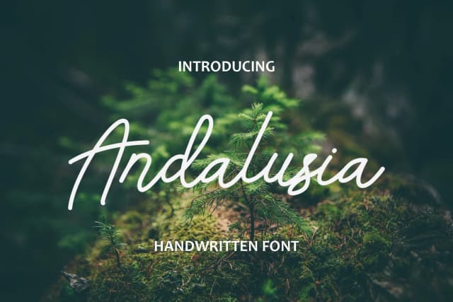Andalusia Font by sabrcreative — Script Handwritten Font