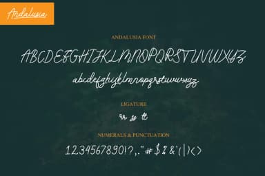 Andalusia Font by sabrcreative — Script Handwritten Font — thumbnail 7