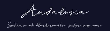 Andalusia by Bearytype — Script Handwritten Font — thumbnail 2
