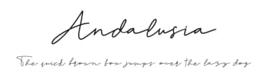 Andalusia by Bearytype — Script Handwritten Font — thumbnail 1