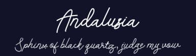 Andalusia by Sabrcreative — Script Handwritten Font — thumbnail 2