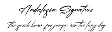 Andalusia Signature by Perspectype Studio - Letterena.com — Script Handwritten Font — thumbnail 1