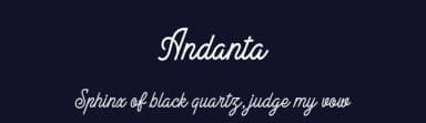 Andanta by Letterhend Studio — Script Handwritten Font — thumbnail 2