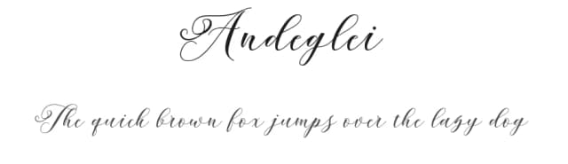 Andeglei by Halim Antoni — Script Handwritten Font