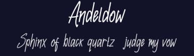 Andeldow by Mabhal Studio — Script Handwritten Font — thumbnail 2