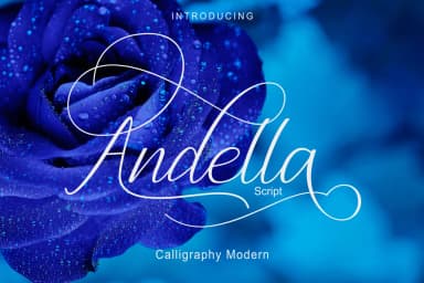 Andella Script Font by masinong — Script Handwritten Font — thumbnail 1