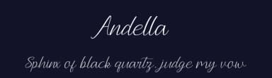 Andella by Masinong Studio — Script Handwritten Font — thumbnail 2