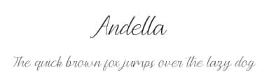 Andella by Masinong Studio — Script Handwritten Font — thumbnail 1