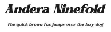 Andera Ninefold by Letterena Studios — Serif Font — thumbnail 1