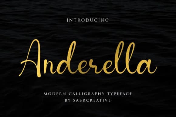 Anderella Font by sabrcreative — Script Handwritten Font
